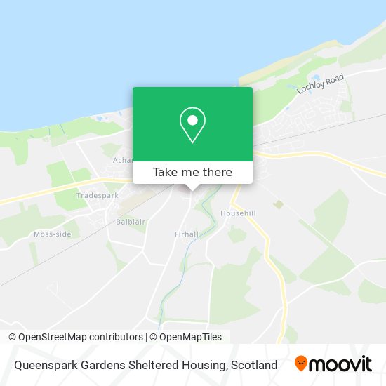 Queenspark Gardens Sheltered Housing map