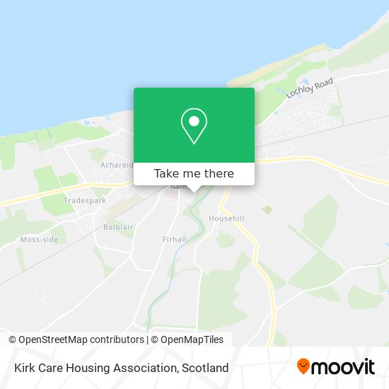 Kirk Care Housing Association map