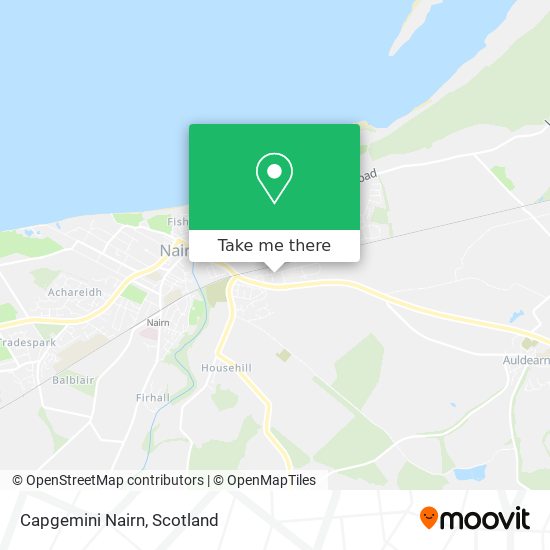 Capgemini Nairn map