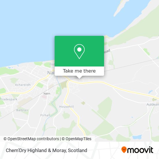 Chem'Dry Highland & Moray map