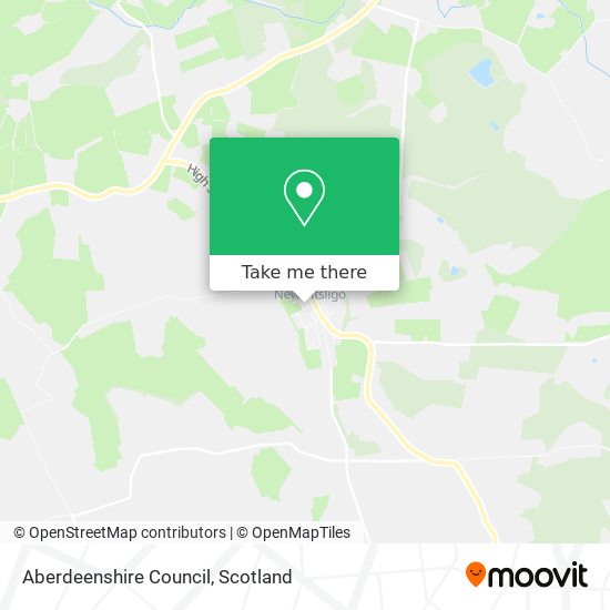 Aberdeenshire Council map