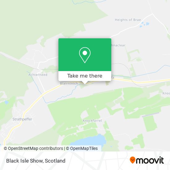 Black Isle Show map