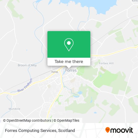 Forres Computing Services map