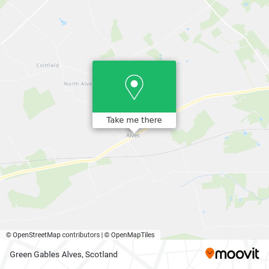 Green Gables Alves map