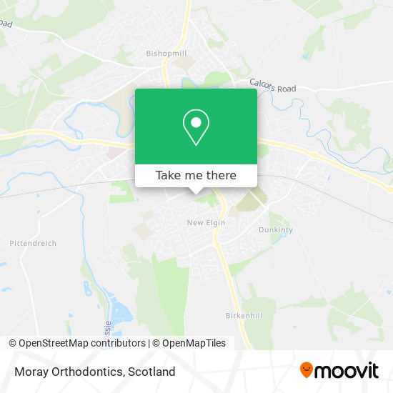 Moray Orthodontics map