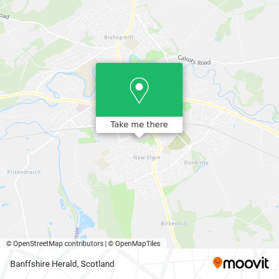 Banffshire Herald map