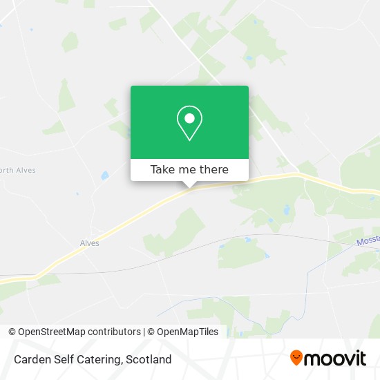 Carden Self Catering map