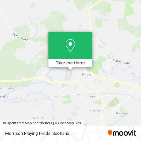 Morrison Playing Fields map