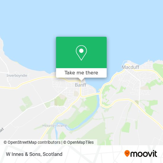 W Innes & Sons map