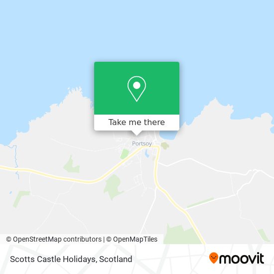 Scotts Castle Holidays map