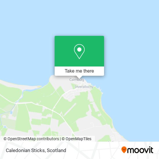 Caledonian Sticks map