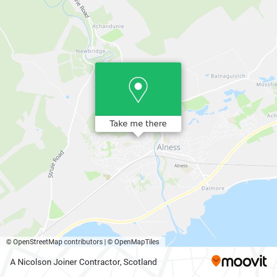 A Nicolson Joiner Contractor map