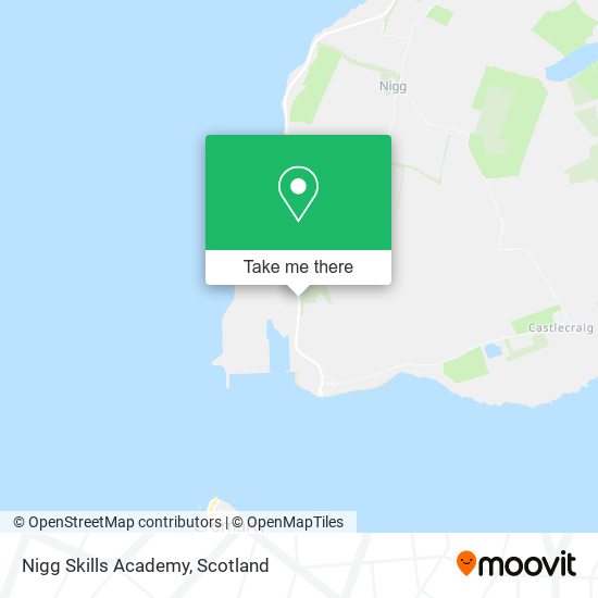 Nigg Skills Academy map