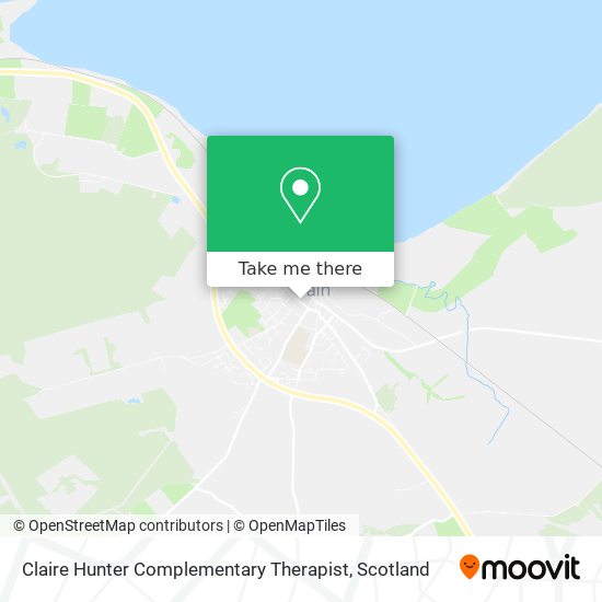 Claire Hunter Complementary Therapist map