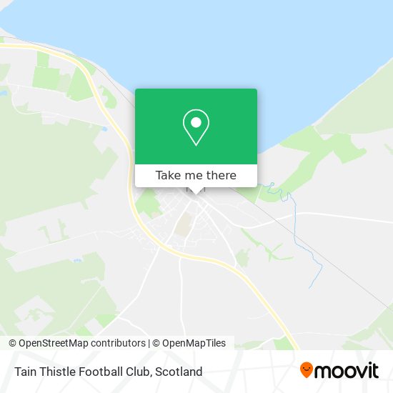 Tain Thistle Football Club map