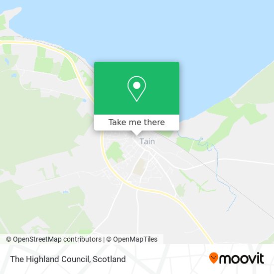 The Highland Council map