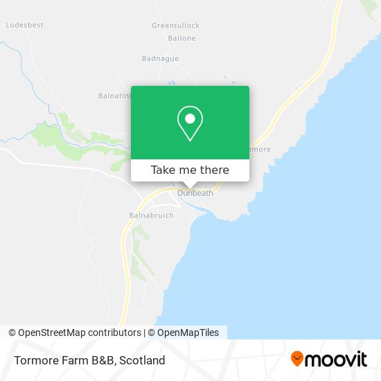 Tormore Farm B&B map