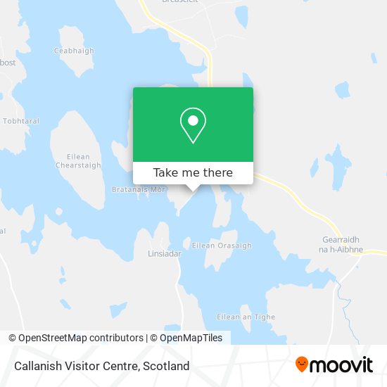 Callanish Visitor Centre map