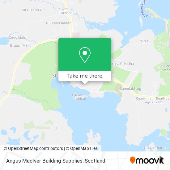 How to get to Angus MacIver Building Supplies in Steornabhagh