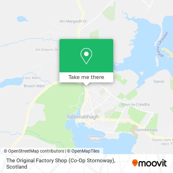 The Original Factory Shop (Co-Op Stornoway) map