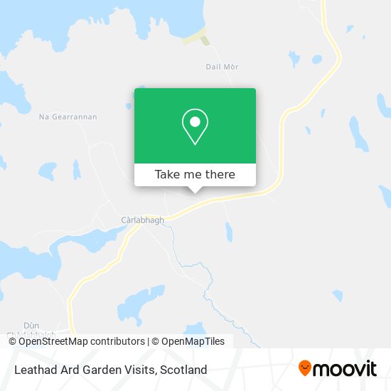 Leathad Ard Garden Visits map