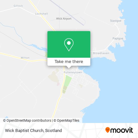 Wick Baptist Church map