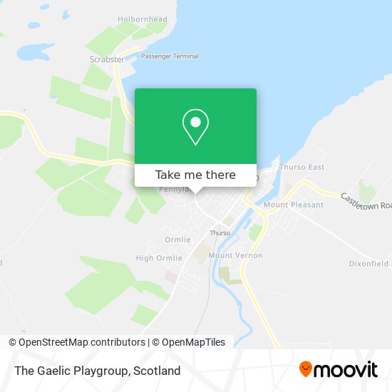 The Gaelic Playgroup map