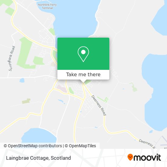 Laingbrae Cottage map