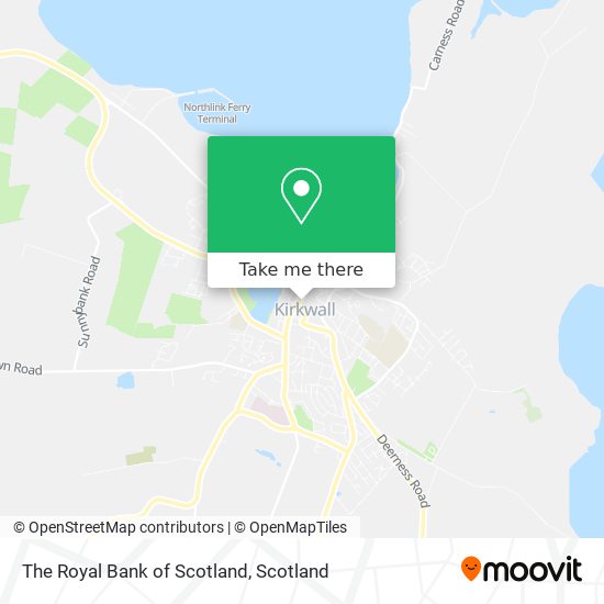The Royal Bank of Scotland map