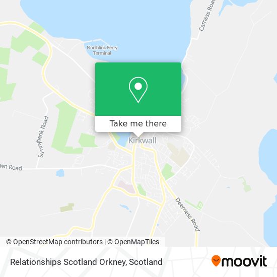 Relationships Scotland Orkney map
