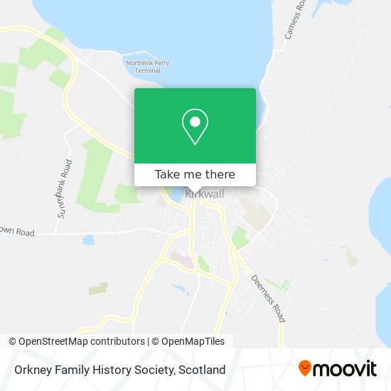 Orkney Family History Society map