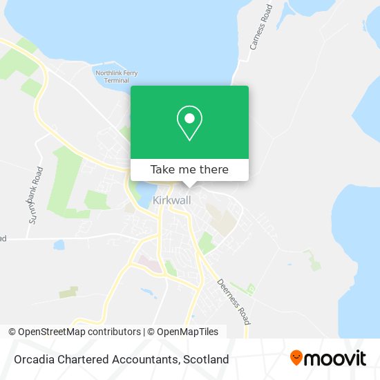 Orcadia Chartered Accountants map