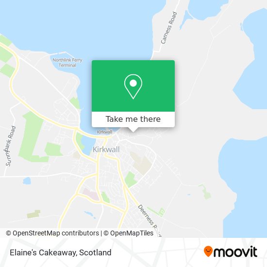 Elaine's Cakeaway map
