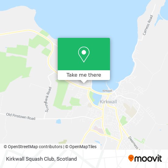 Kirkwall Squash Club map