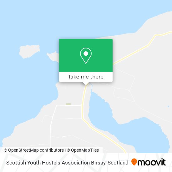 Scottish Youth Hostels Association Birsay map