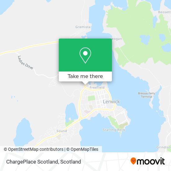 ChargePlace Scotland map