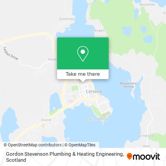 Gordon Stevenson Plumbing & Heating Engineering map
