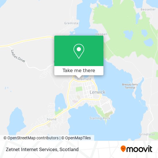 Zetnet Internet Services map