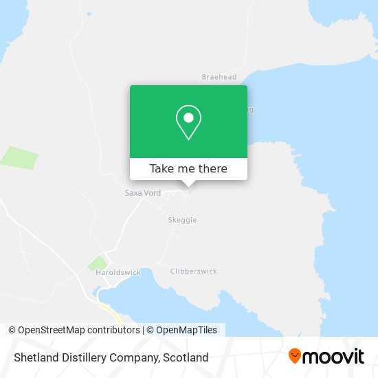 Shetland Distillery Company map