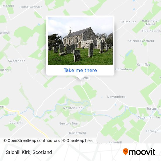 Stichill Kirk map