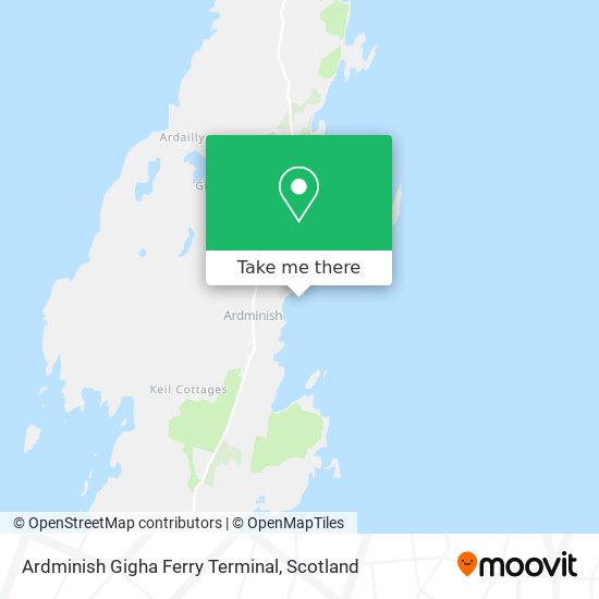 Ardminish Gigha Ferry Terminal map