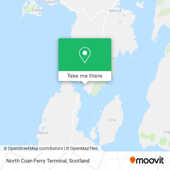 North Cuan Ferry Terminal map