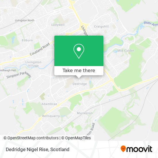Dedridge Nigel Rise map