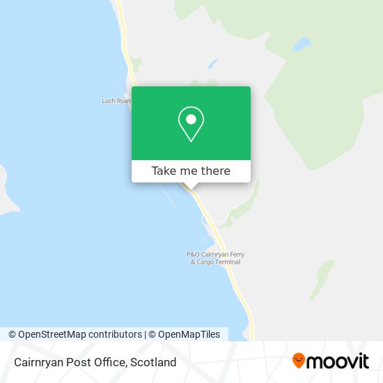 Cairnryan Post Office map