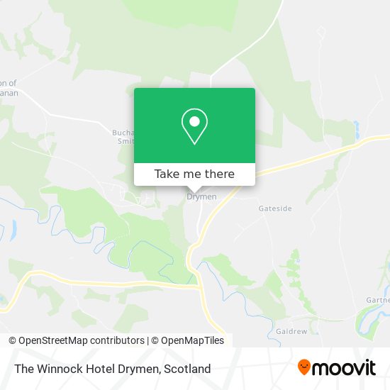 The Winnock Hotel Drymen map