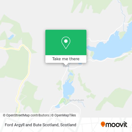Ford Argyll and Bute Scotland map