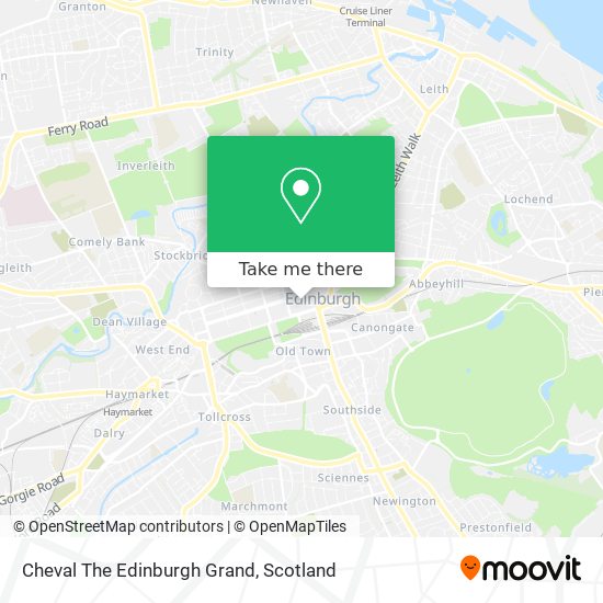 Cheval The Edinburgh Grand map
