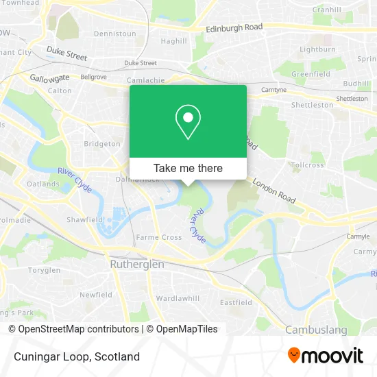 Cuningar Loop map