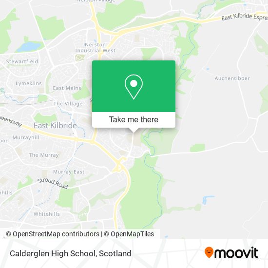 Calderglen High School map