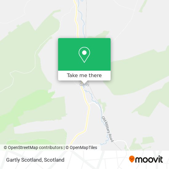 Gartly Scotland map